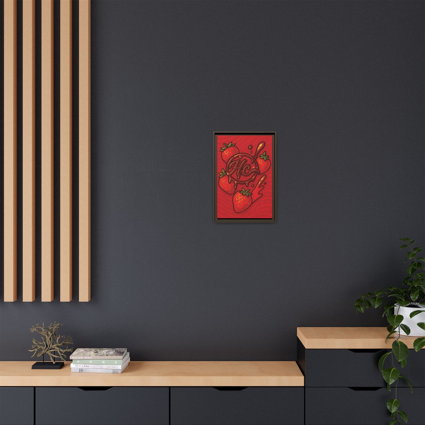 HC Strawberry Cover art Canvas!