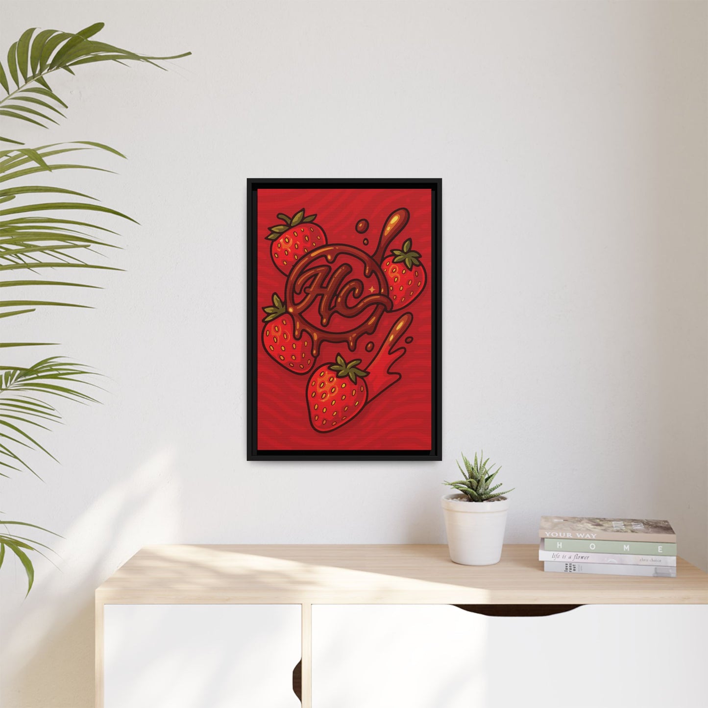 HC Strawberry Cover art Canvas!