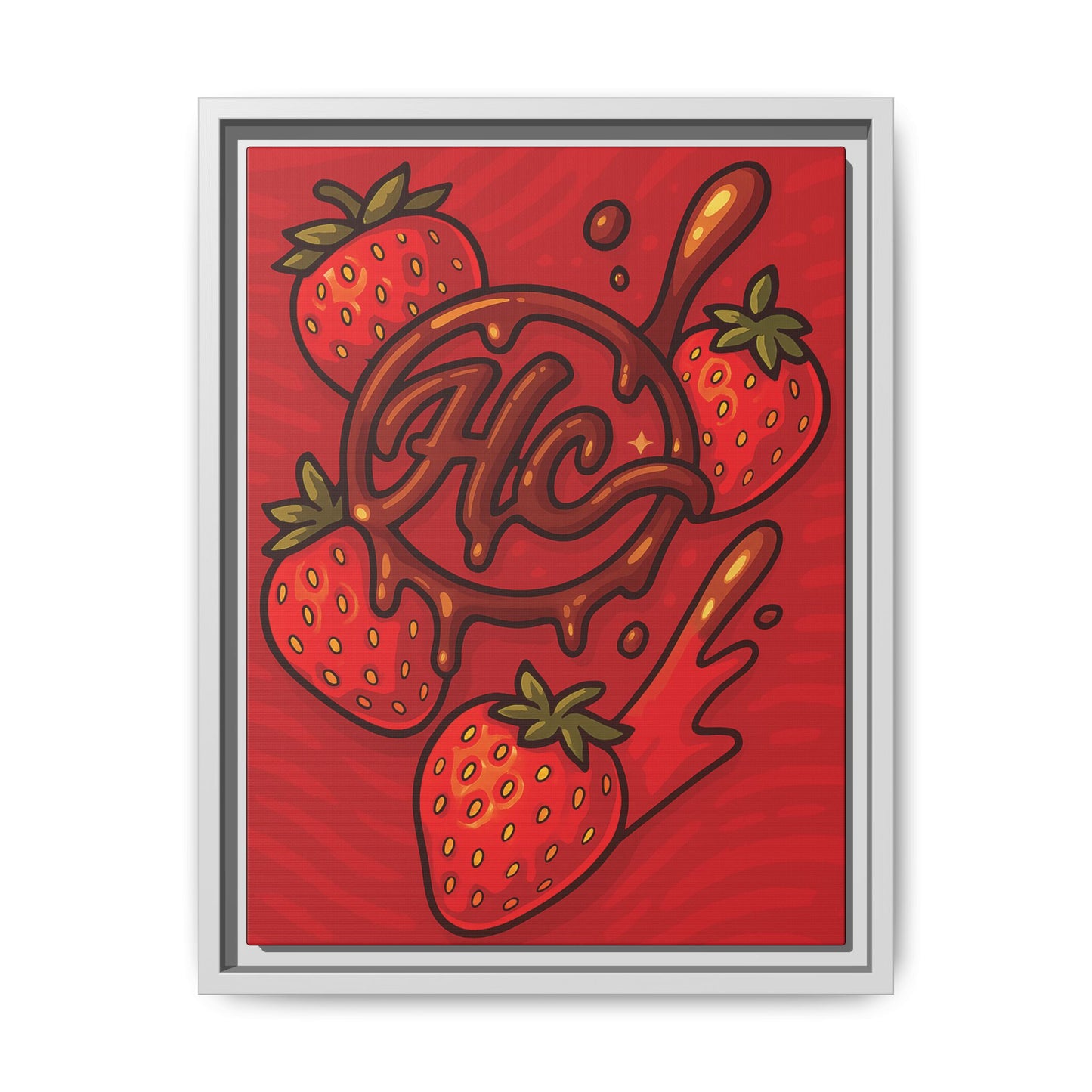 HC Strawberry Cover art Canvas!