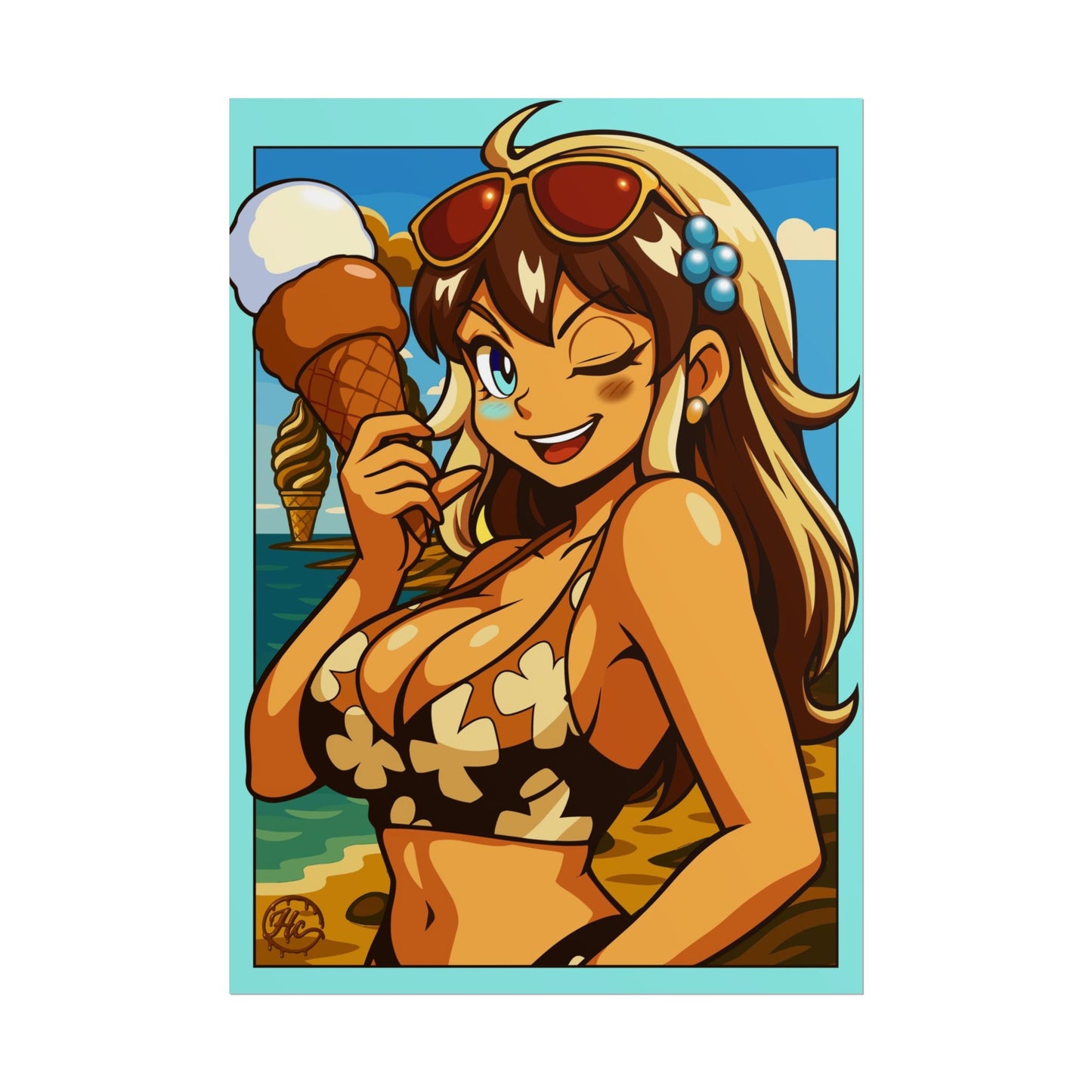 Vanico Beach Poster