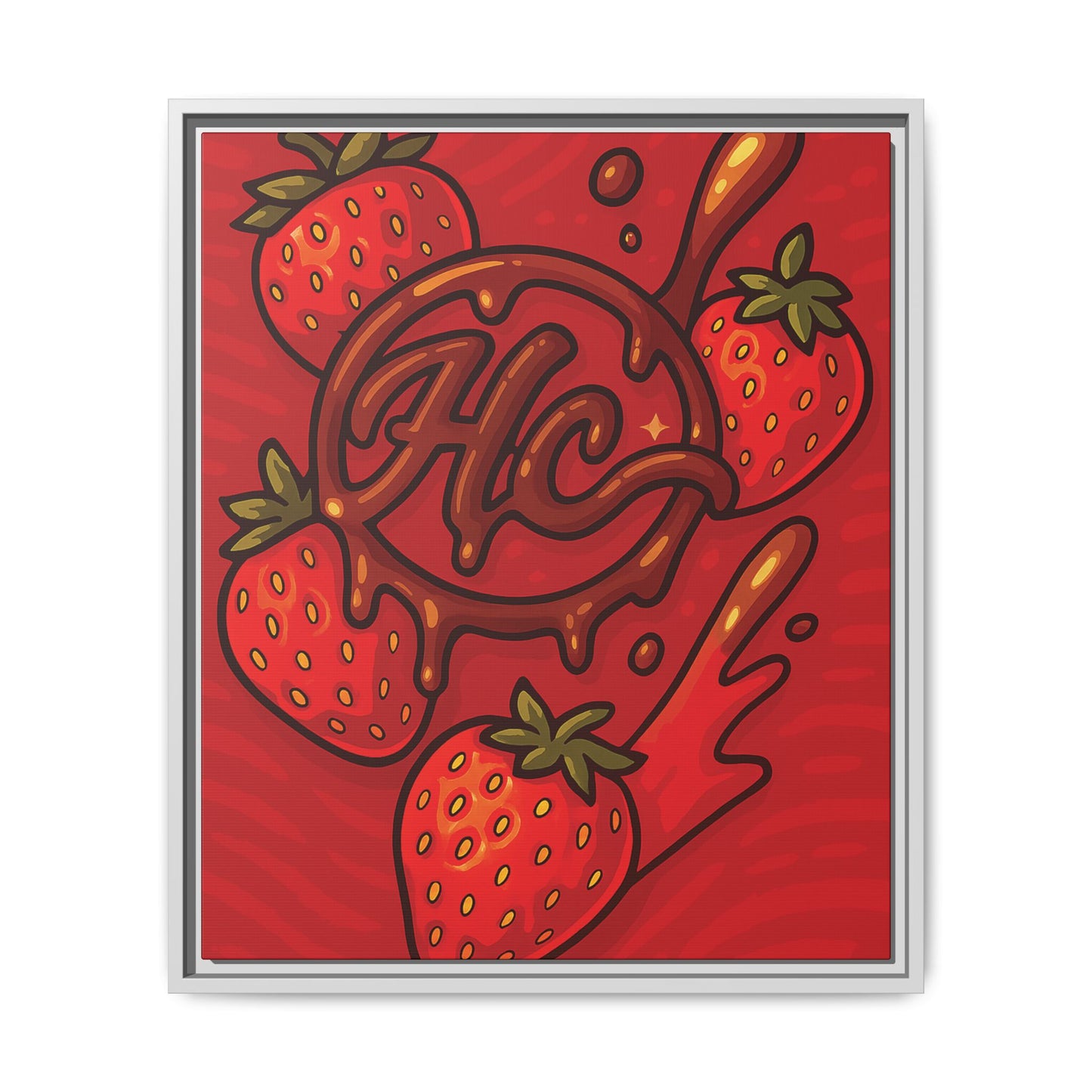 HC Strawberry Cover art Canvas!