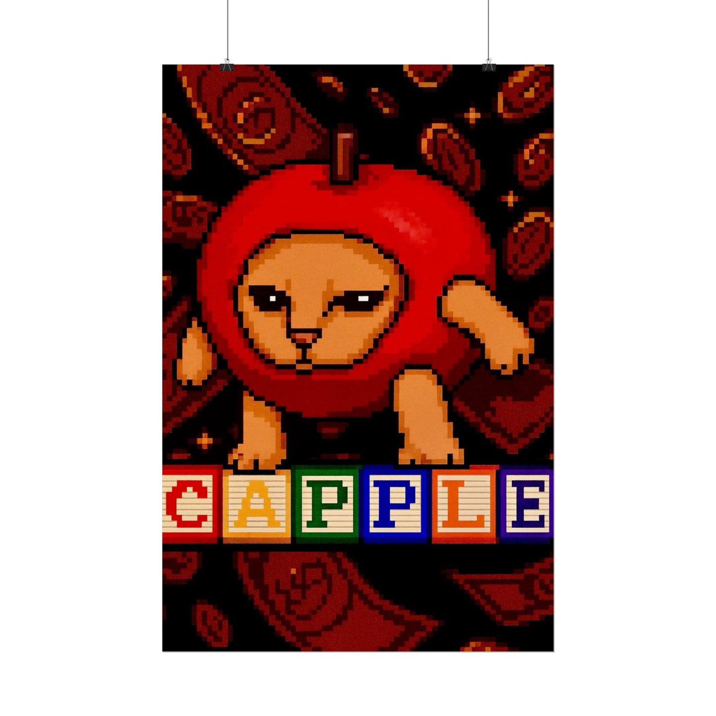 Retro Capple Poster