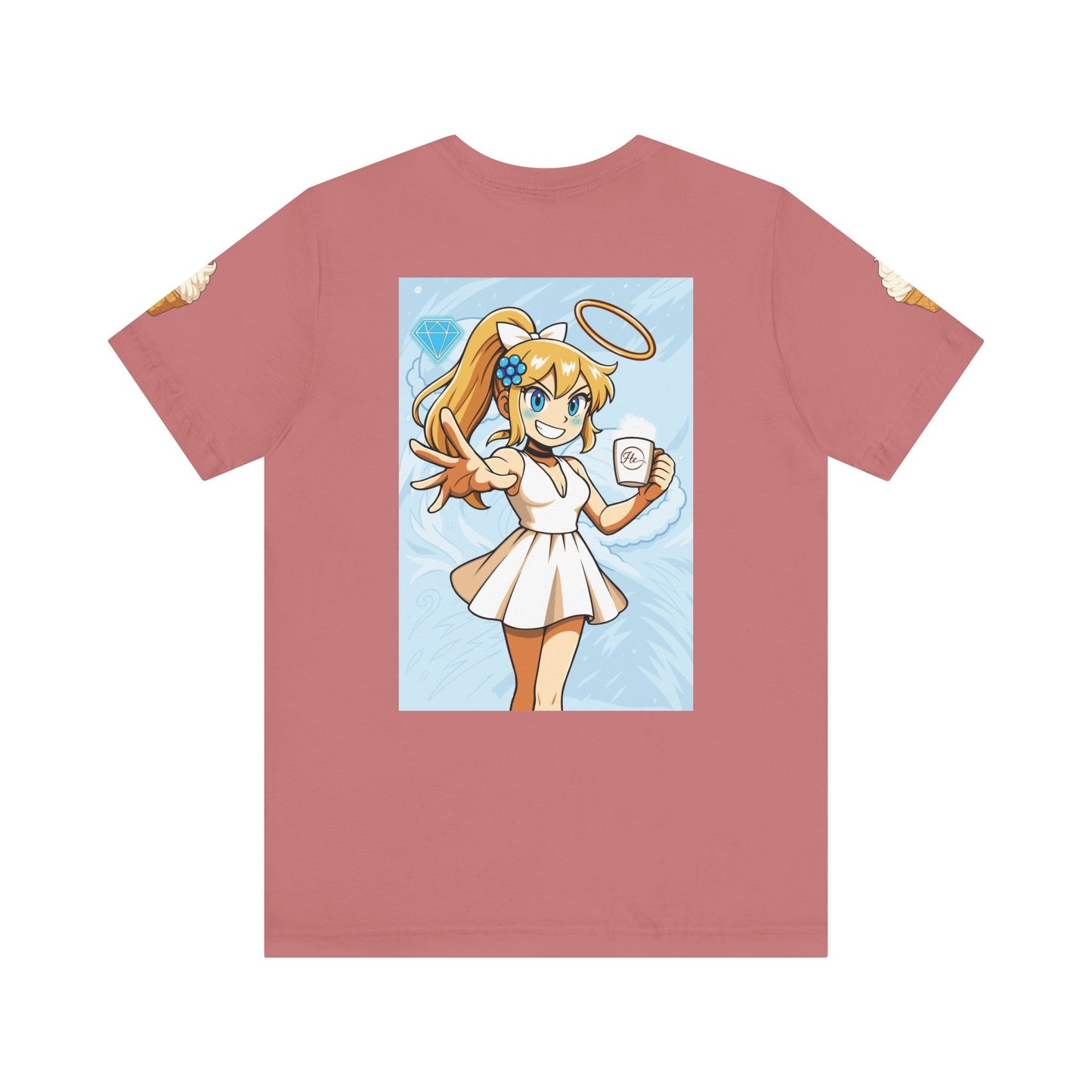 Vanilla Cream Pocket Print Shirt!