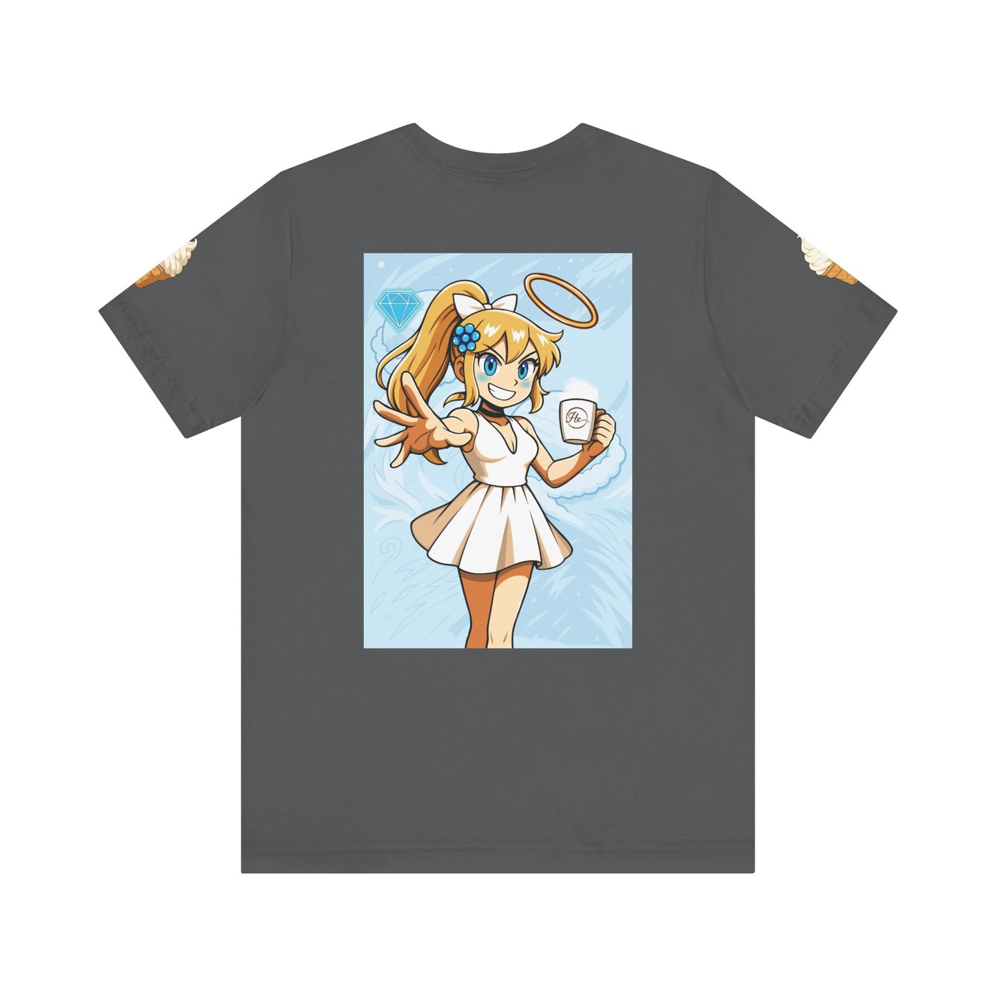 Vanilla Cream Pocket Print Shirt!