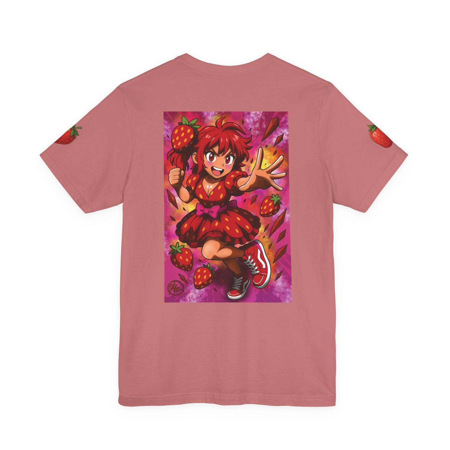 Strawberry Sweets Pocket Print Shirt!