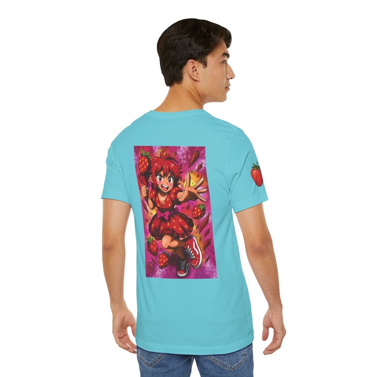 Strawberry Sweets Pocket Print Shirt!