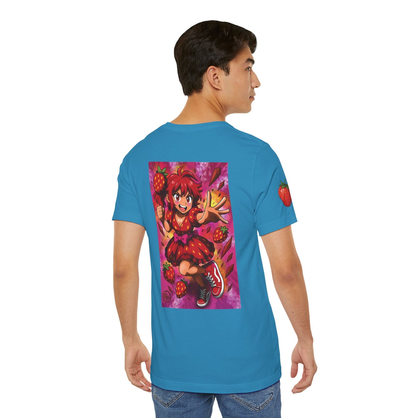 Strawberry Sweets Pocket Print Shirt!