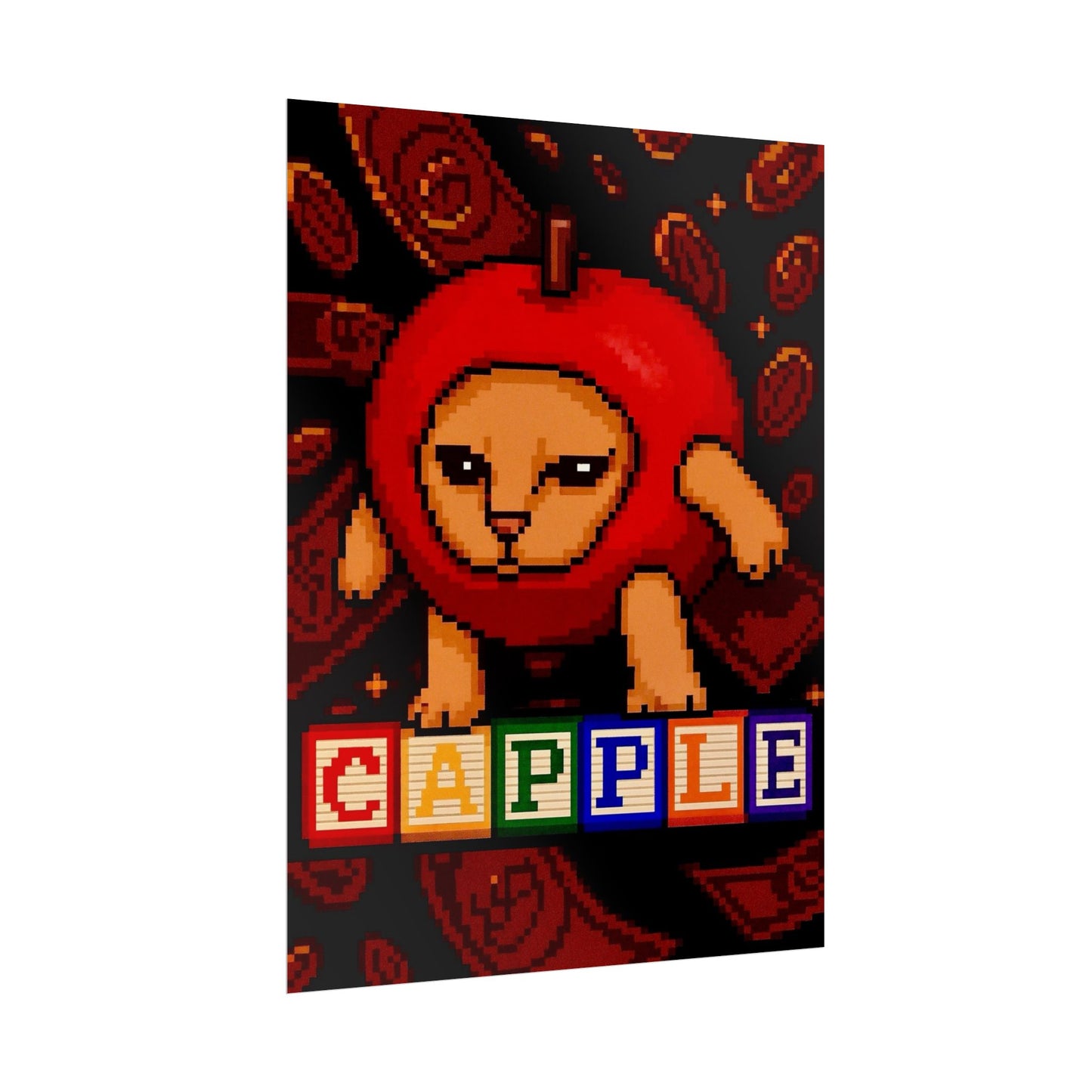 Retro Capple Poster