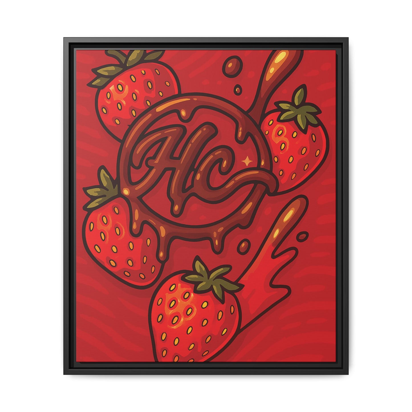 HC Strawberry Cover art Canvas!