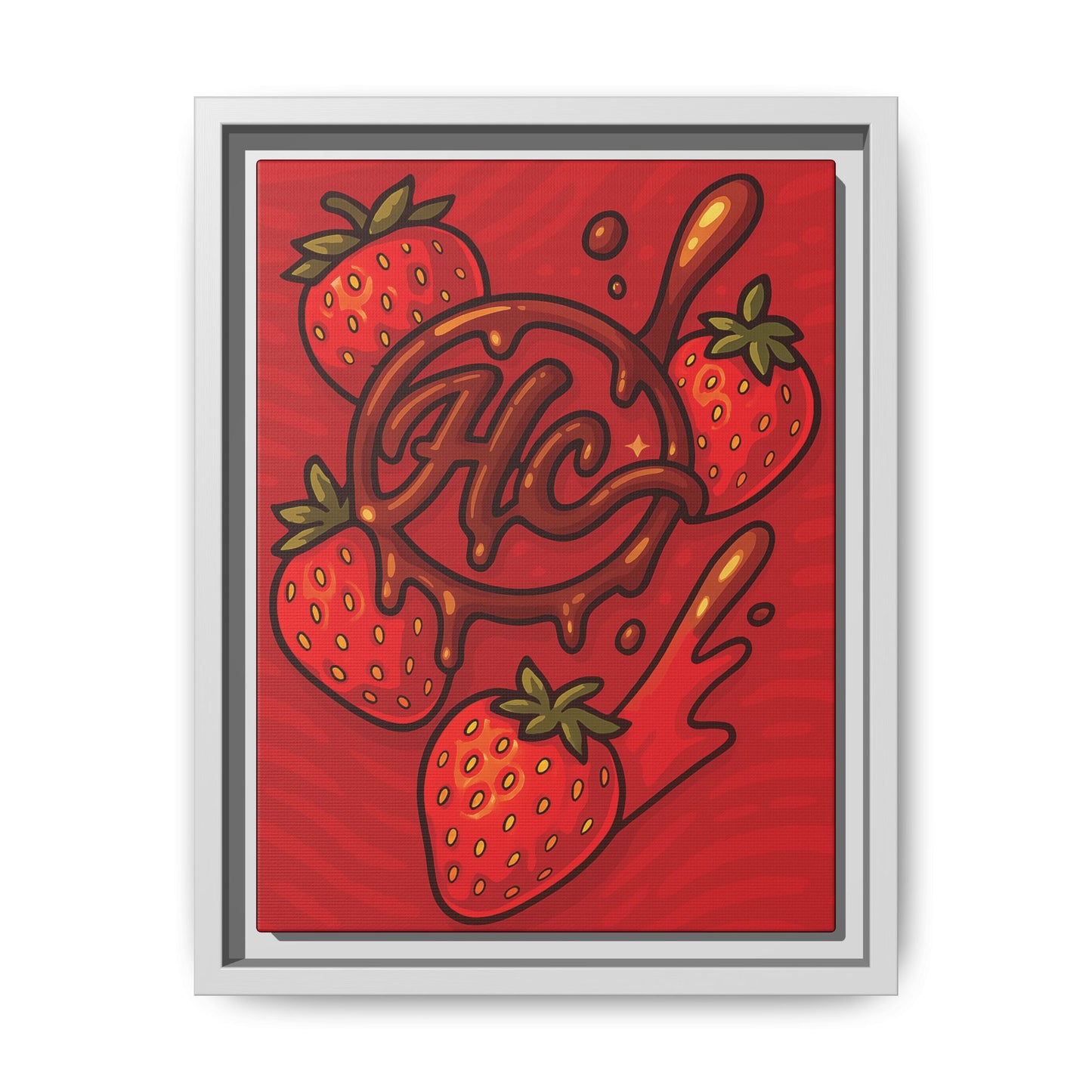 HC Strawberry Cover art Canvas!