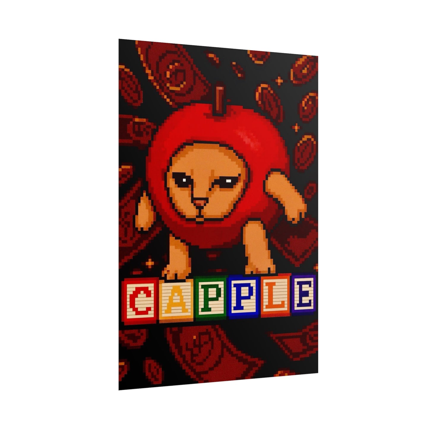 Retro Capple Poster