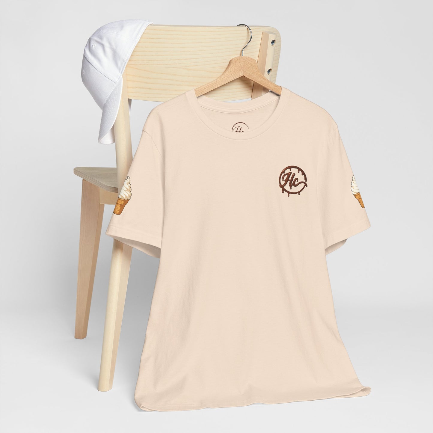 Vanilla Cream Pocket Print Shirt!