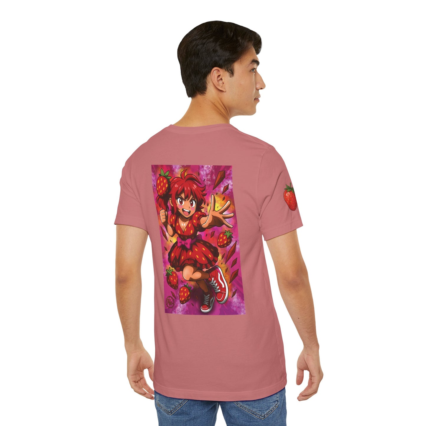 Strawberry Sweets Pocket Print Shirt!