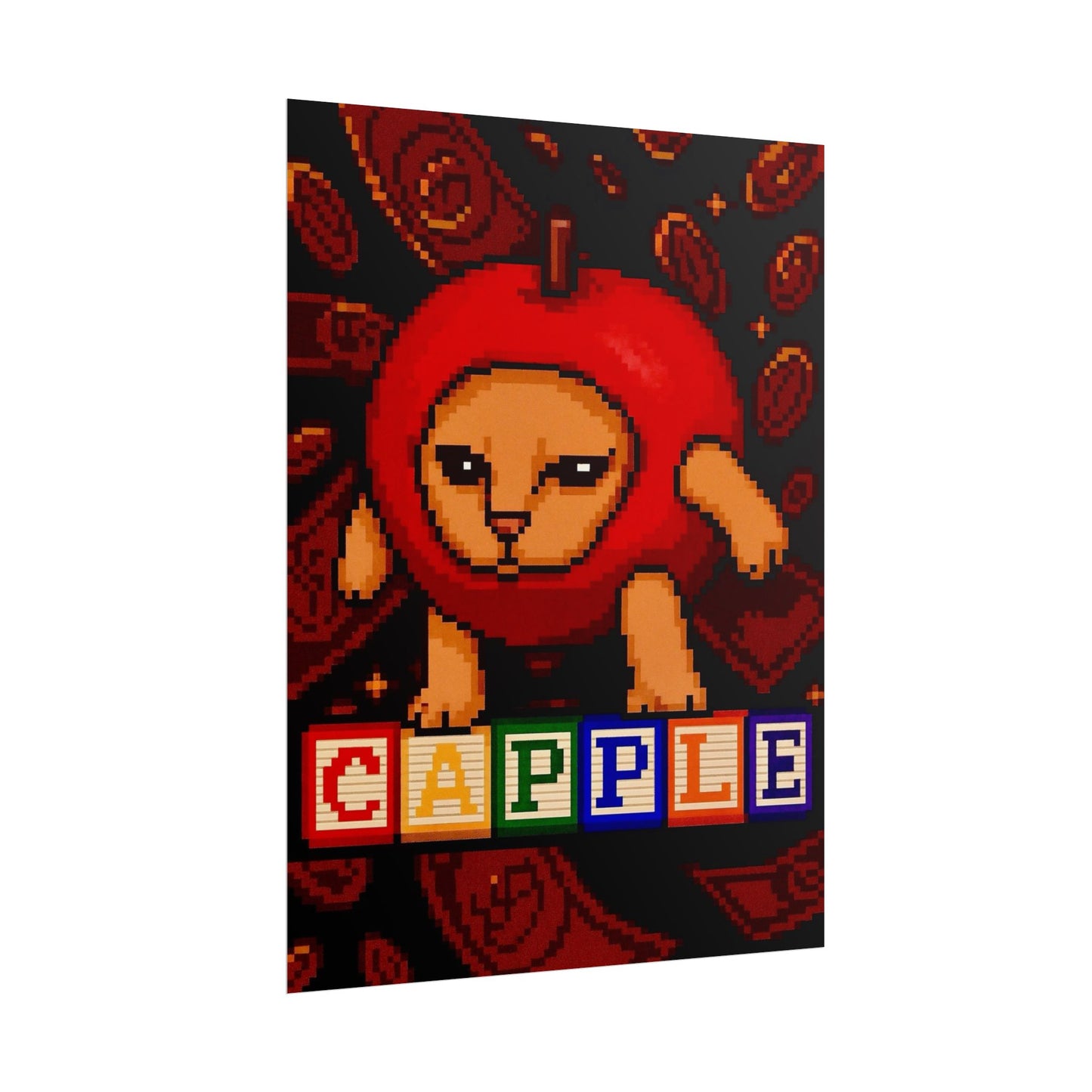 Retro Capple Poster
