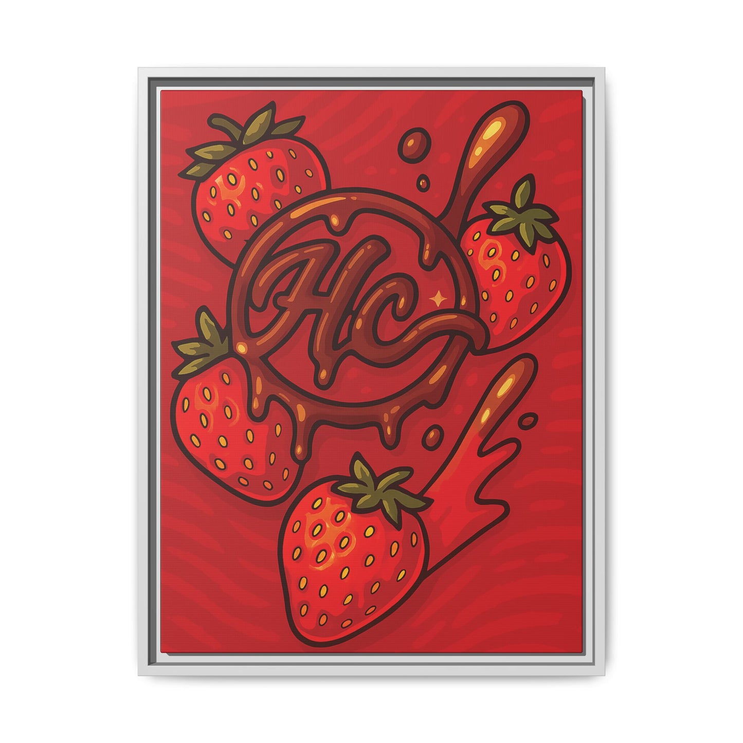 HC Strawberry Cover art Canvas!