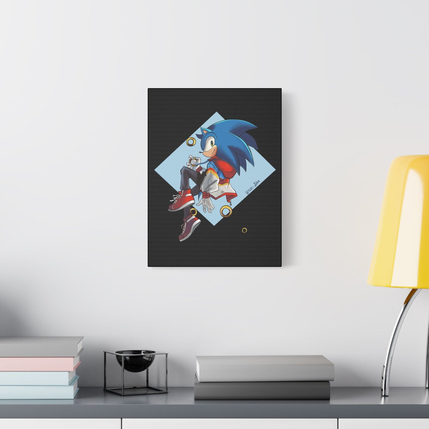 Fastest thing alive Satin Canvas, Stretched