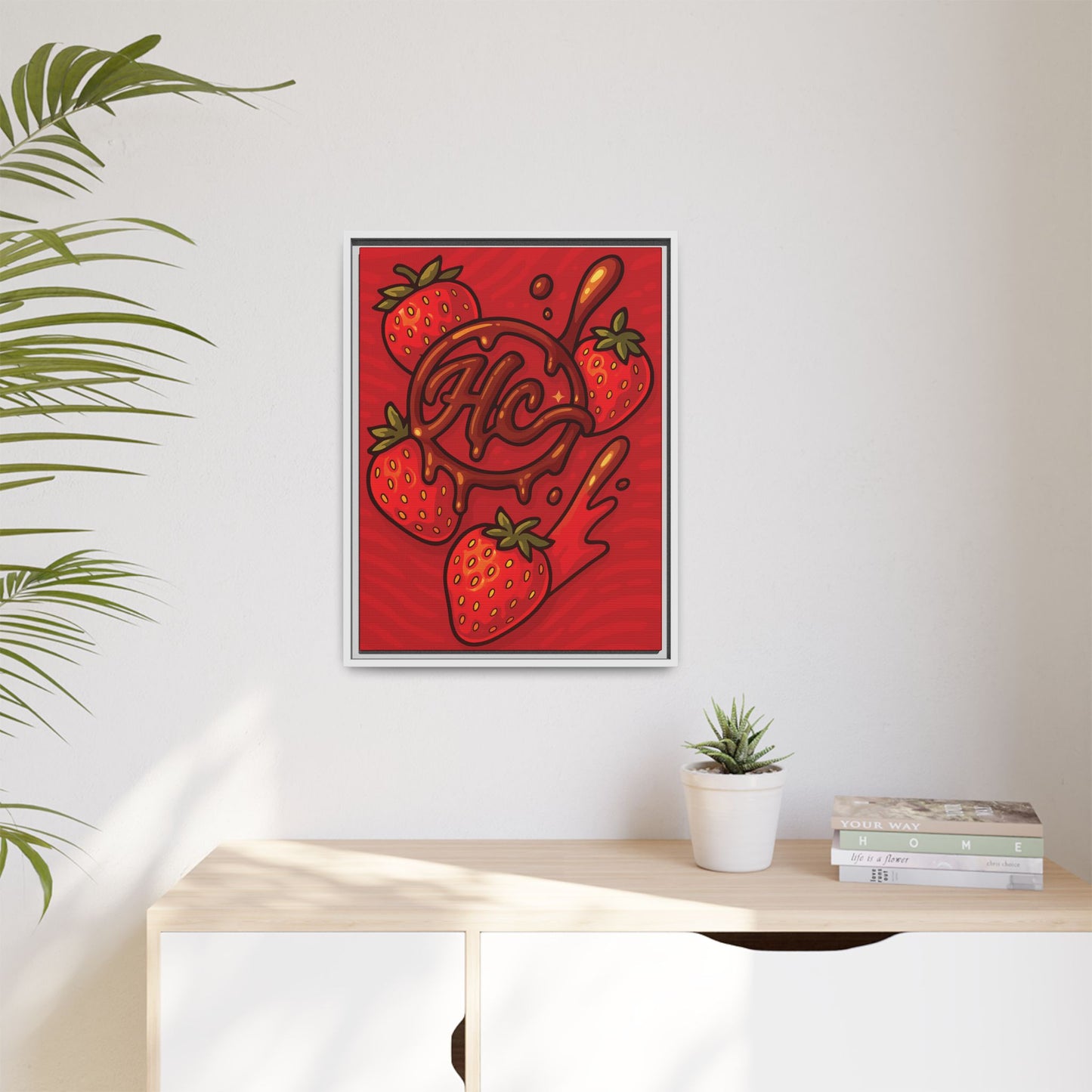 HC Strawberry Cover art Canvas!