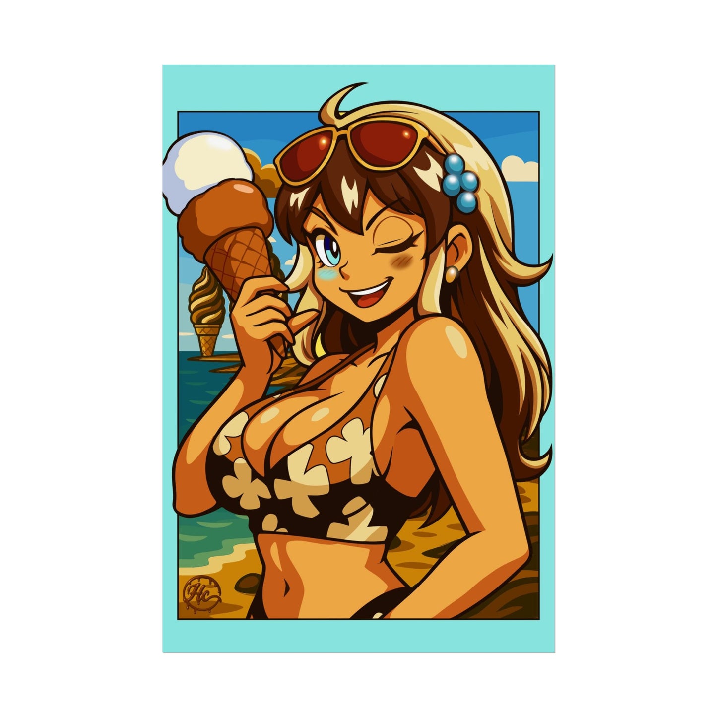 Vanico Beach Poster