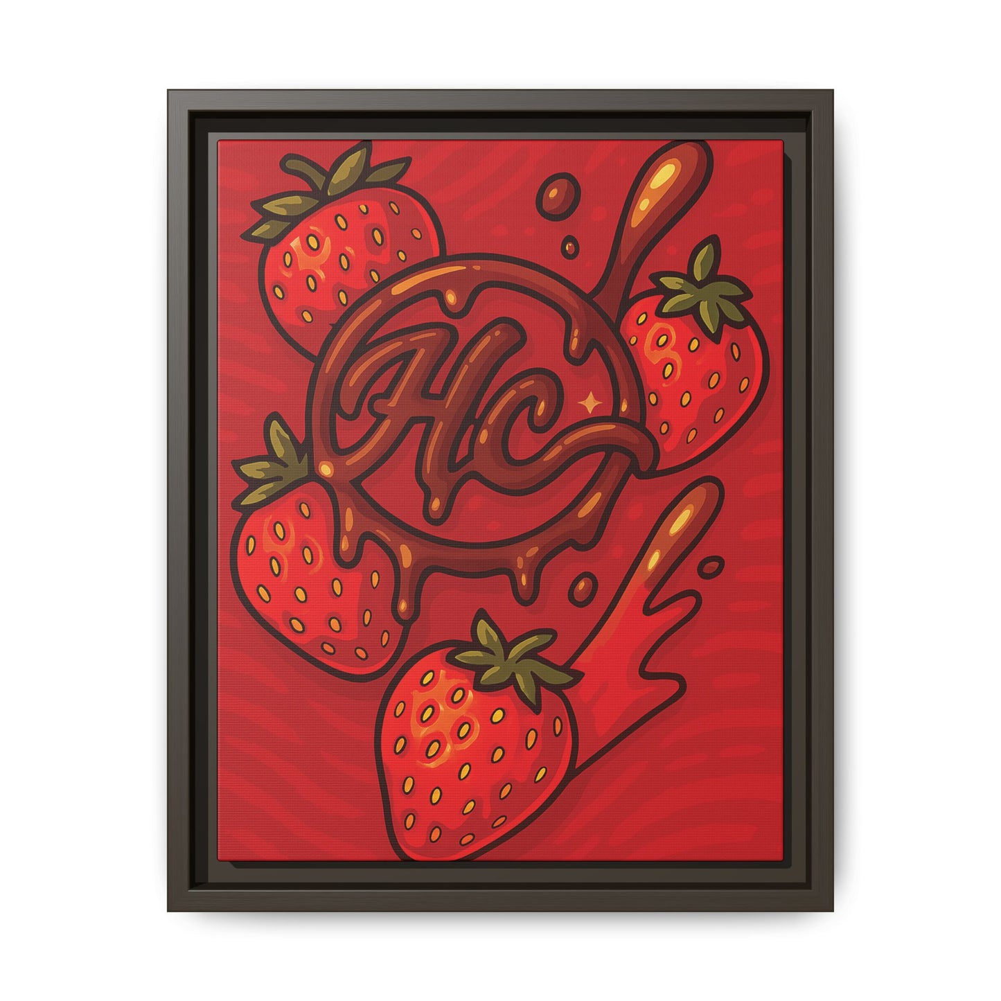 HC Strawberry Cover art Canvas!