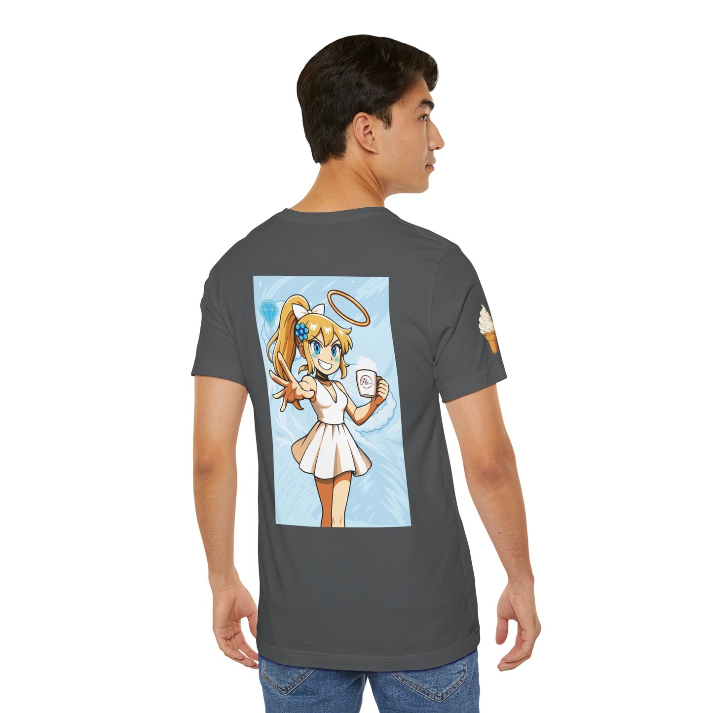 Vanilla Cream Pocket Print Shirt!