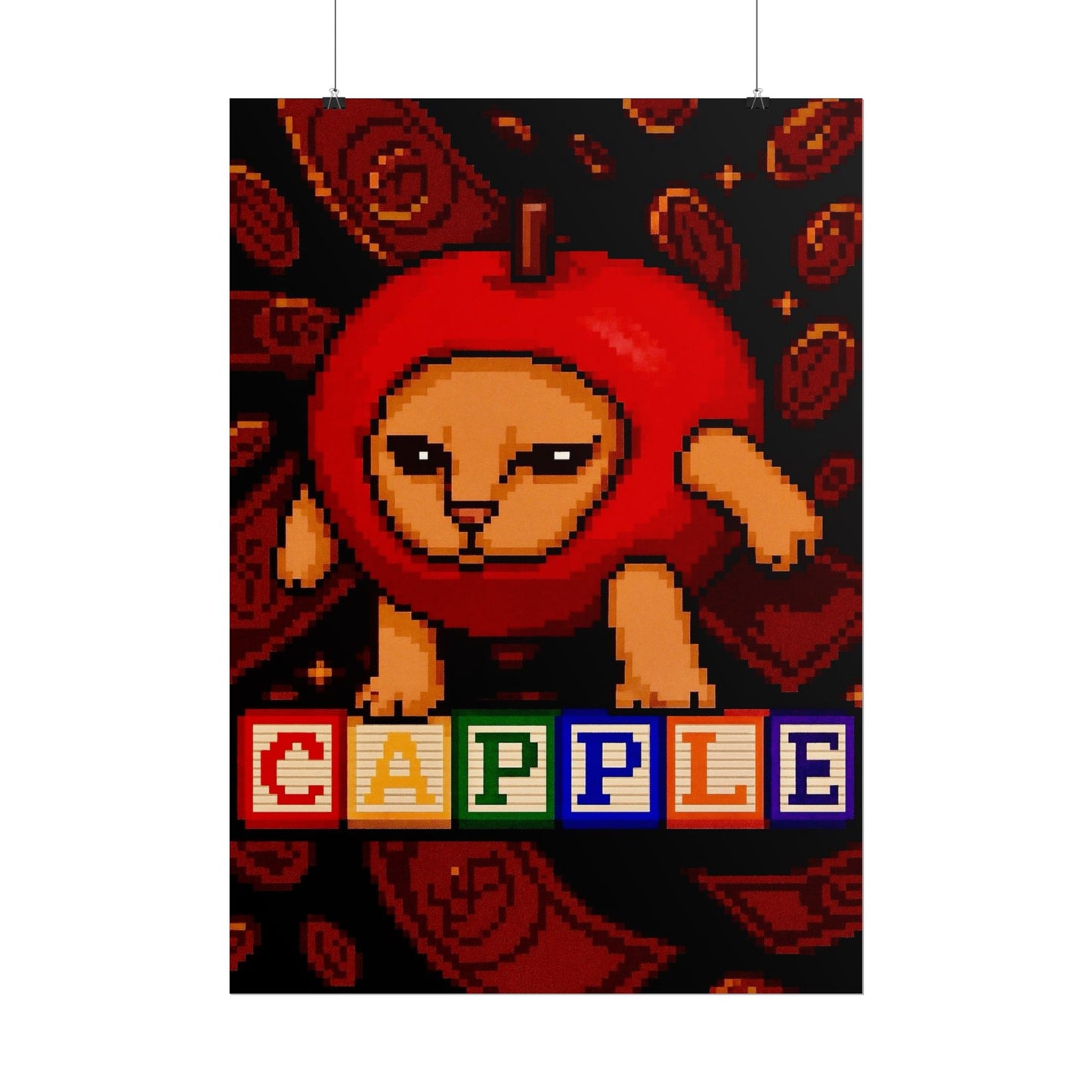 Retro Capple Poster
