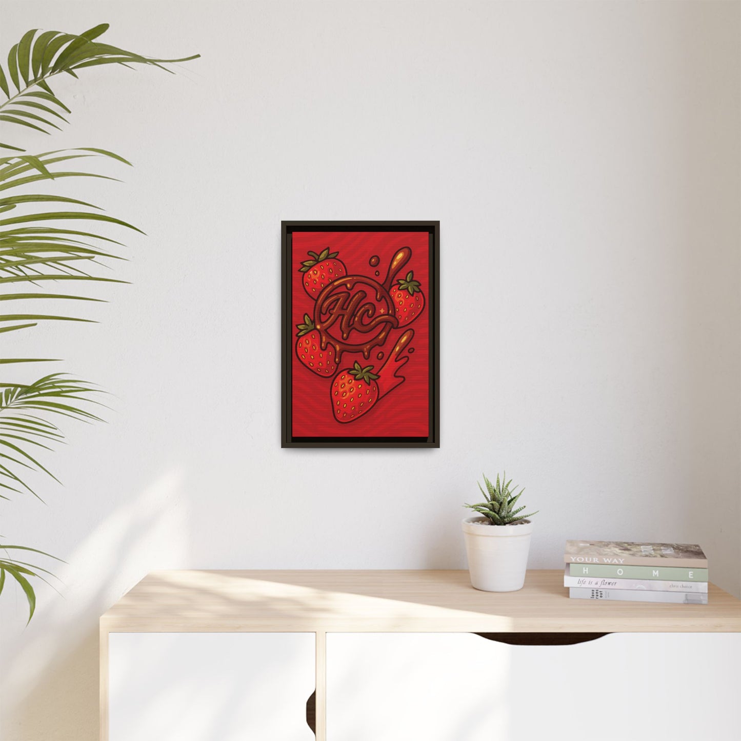 HC Strawberry Cover art Canvas!