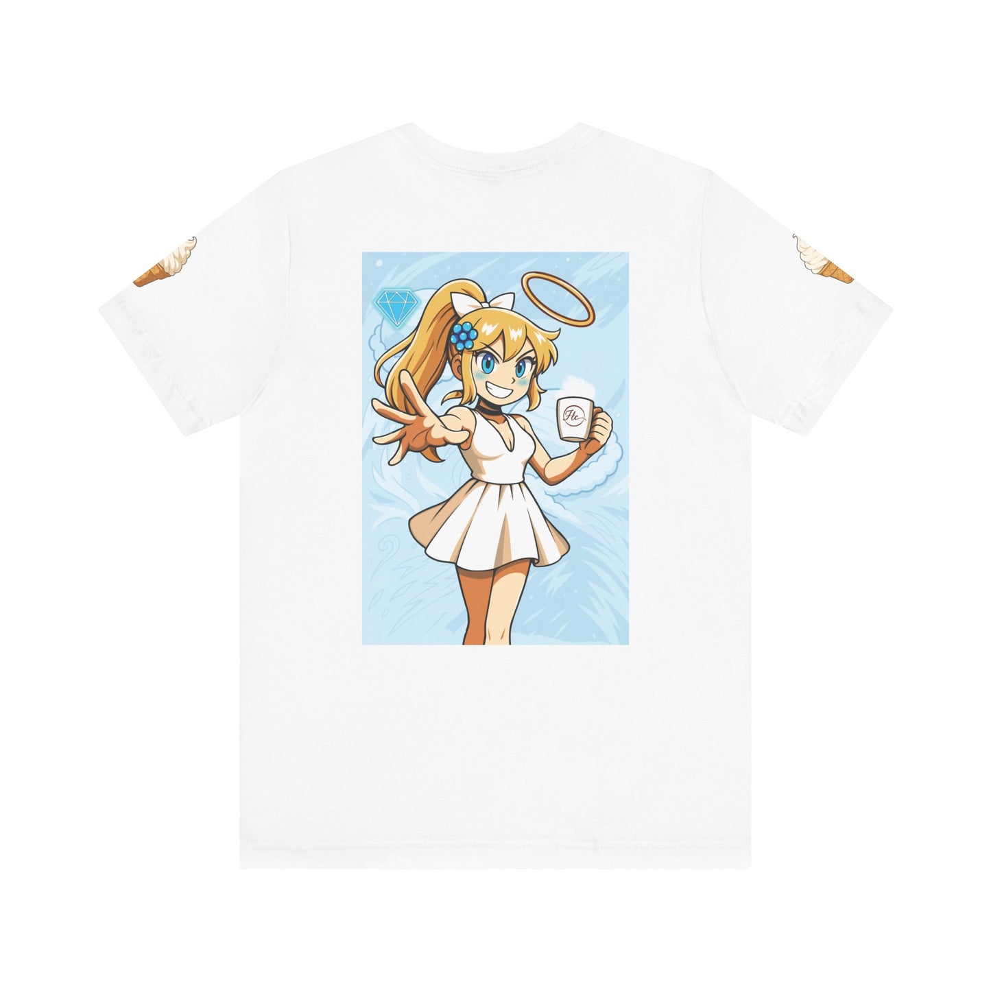 Vanilla Cream Pocket Print Shirt!