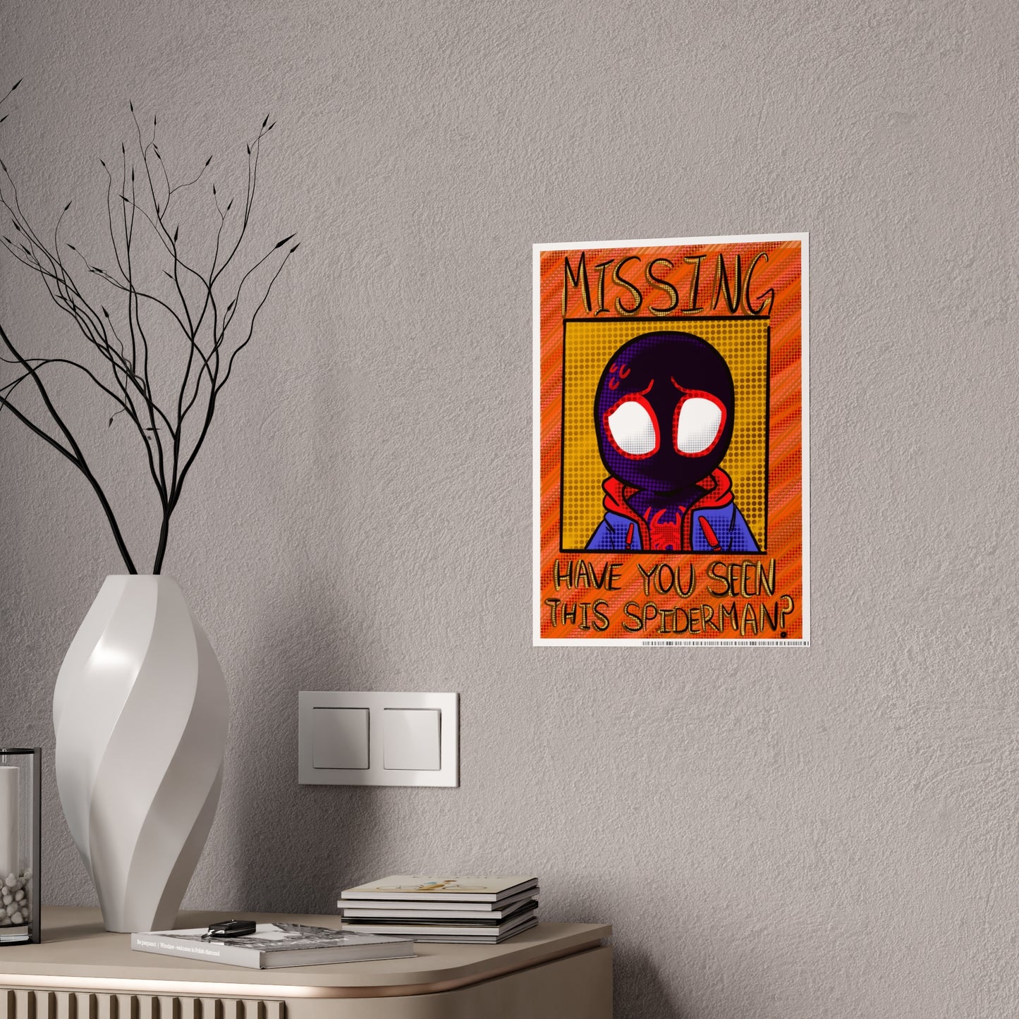 Missing Spider gloss wall poster
