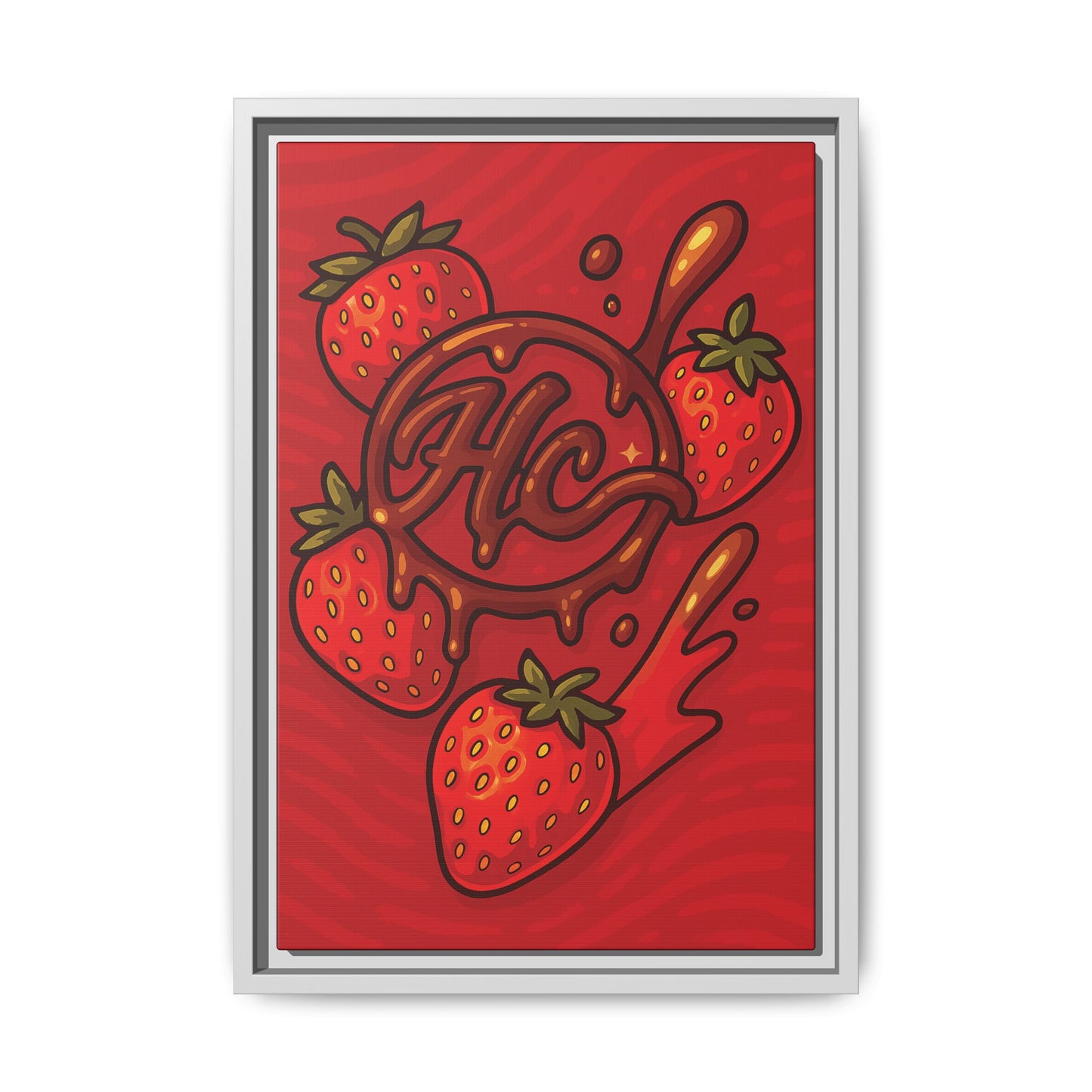 HC Strawberry Cover art Canvas!