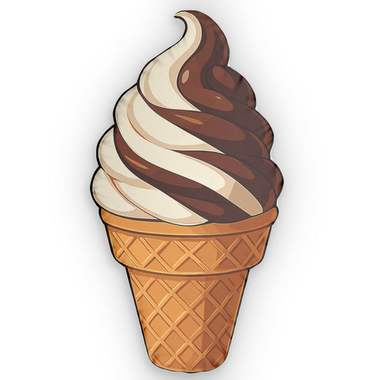 Chocolate & Vanilla swirl pillow !