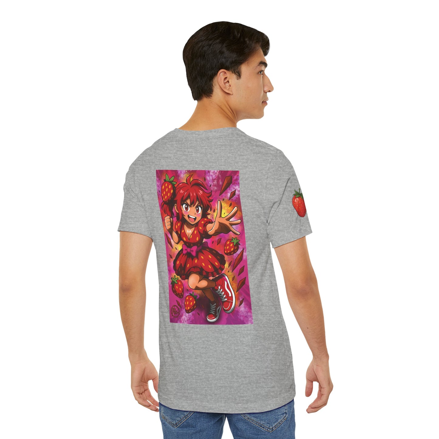 Strawberry Sweets Pocket Print Shirt!