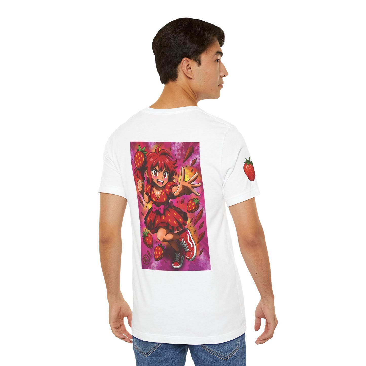 Strawberry Sweets Pocket Print Shirt!