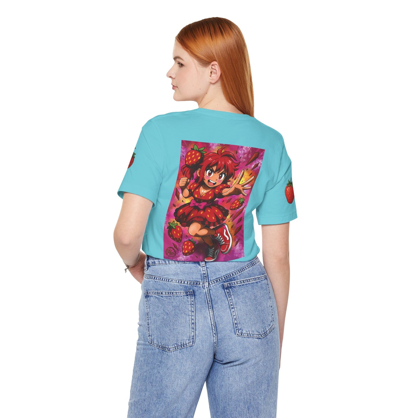 Strawberry Sweets Pocket Print Shirt!