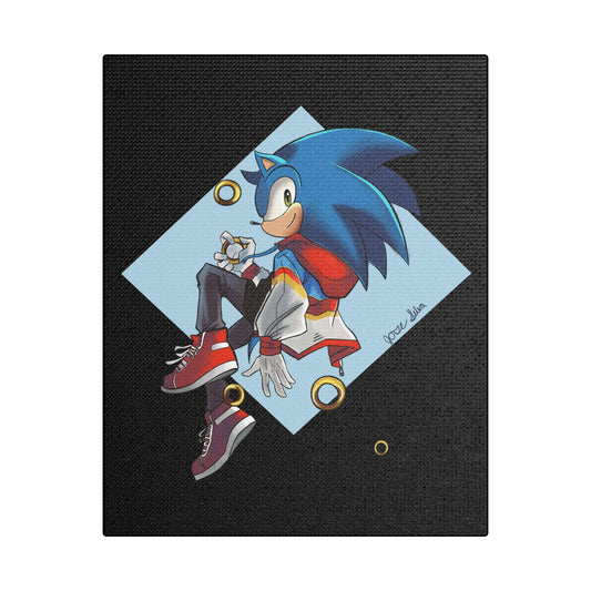 Fastest thing alive Satin Canvas, Stretched