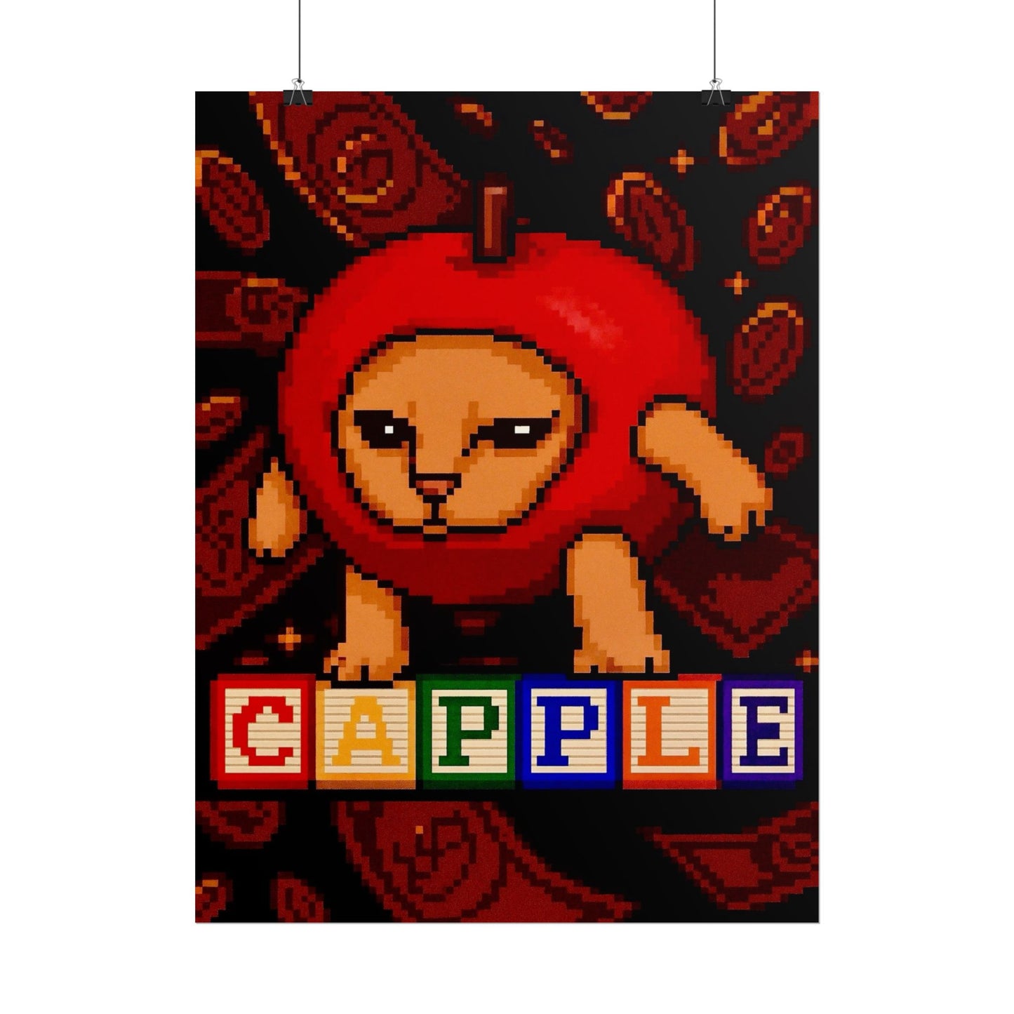 Retro Capple Poster
