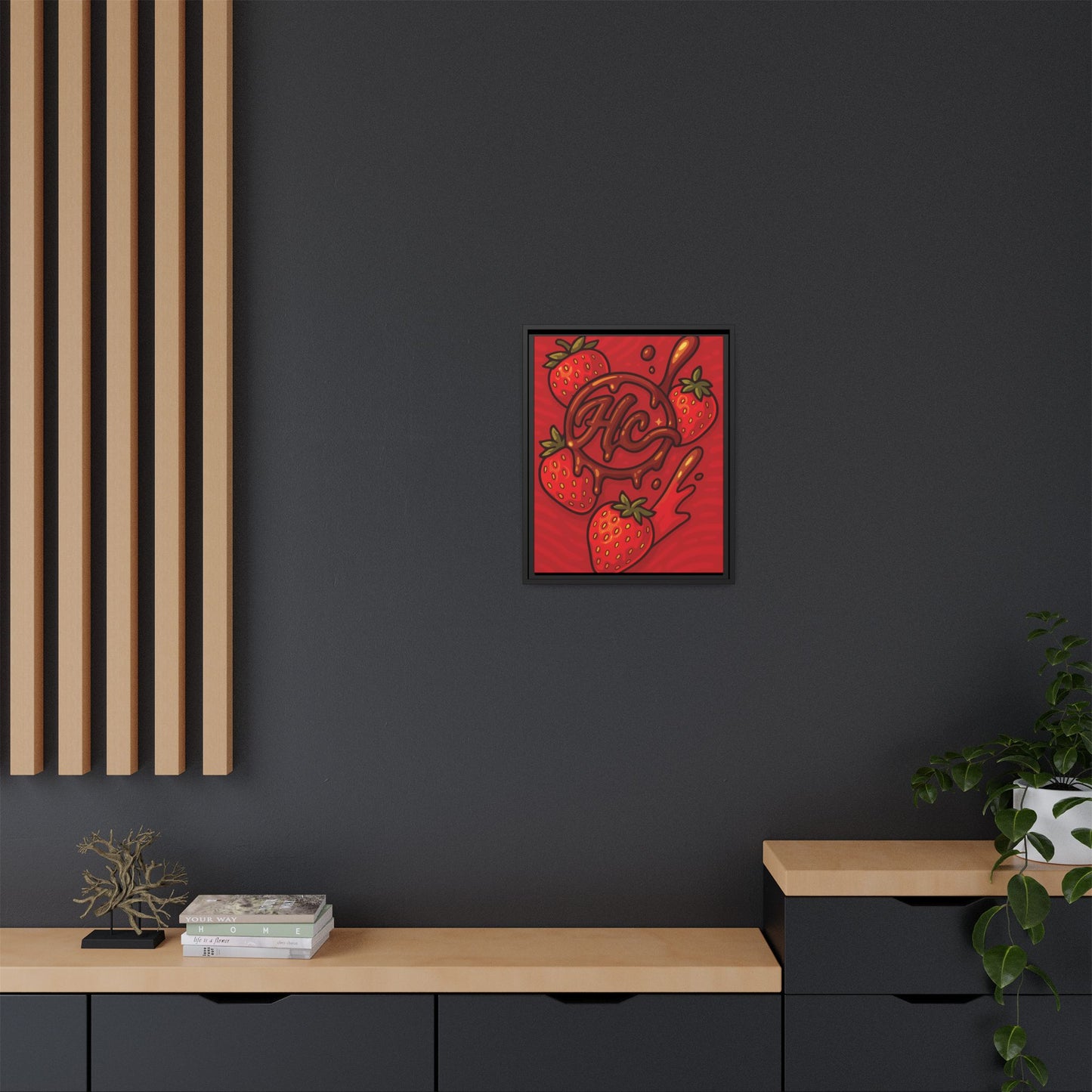 HC Strawberry Cover art Canvas!