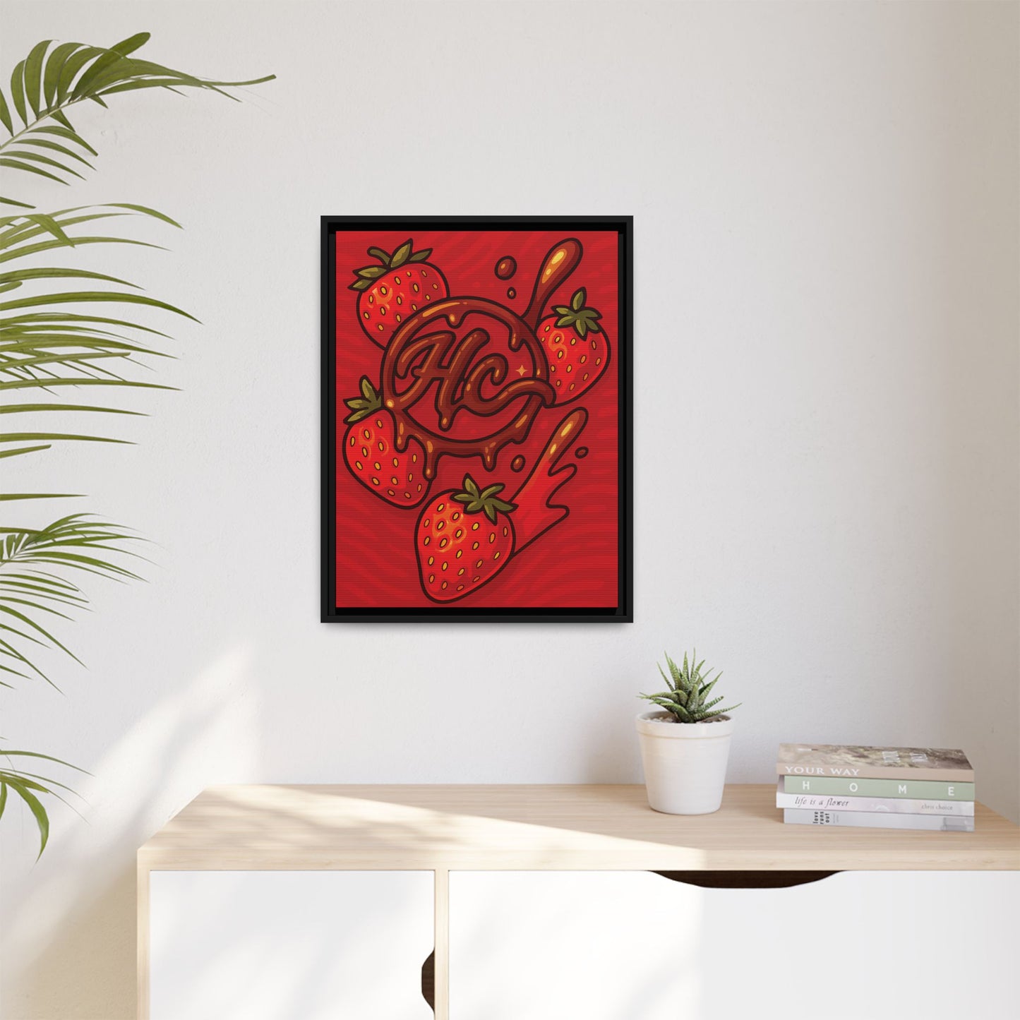 HC Strawberry Cover art Canvas!