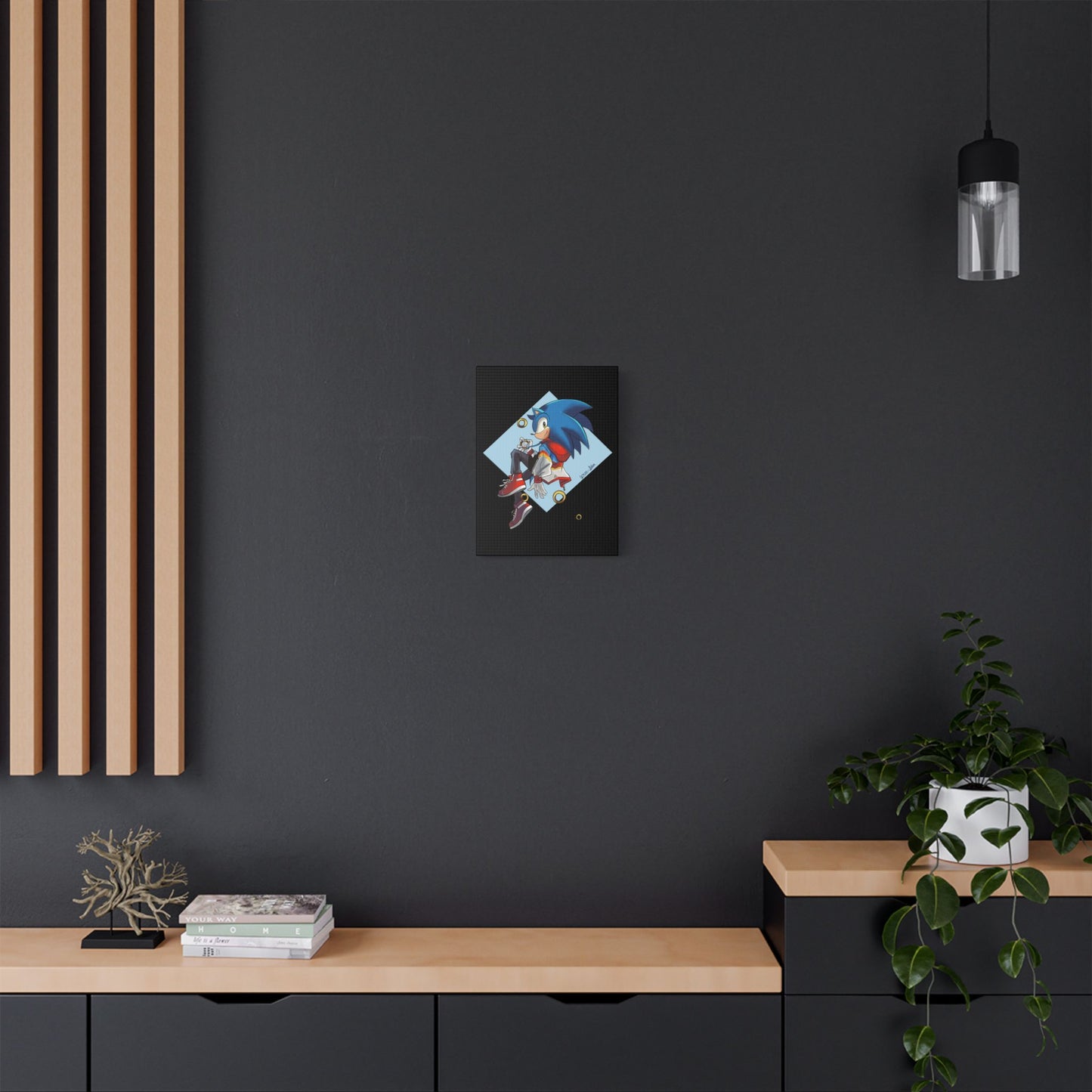 Fastest thing alive Satin Canvas, Stretched