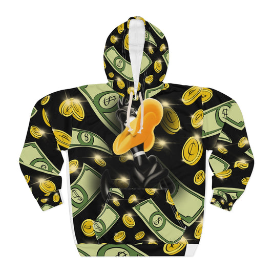 Money Vibes Daffy Duck AOP Hoodie