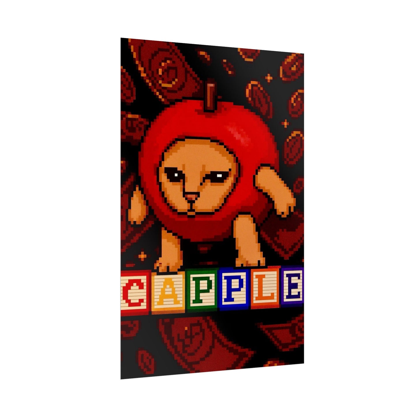 Retro Capple Poster
