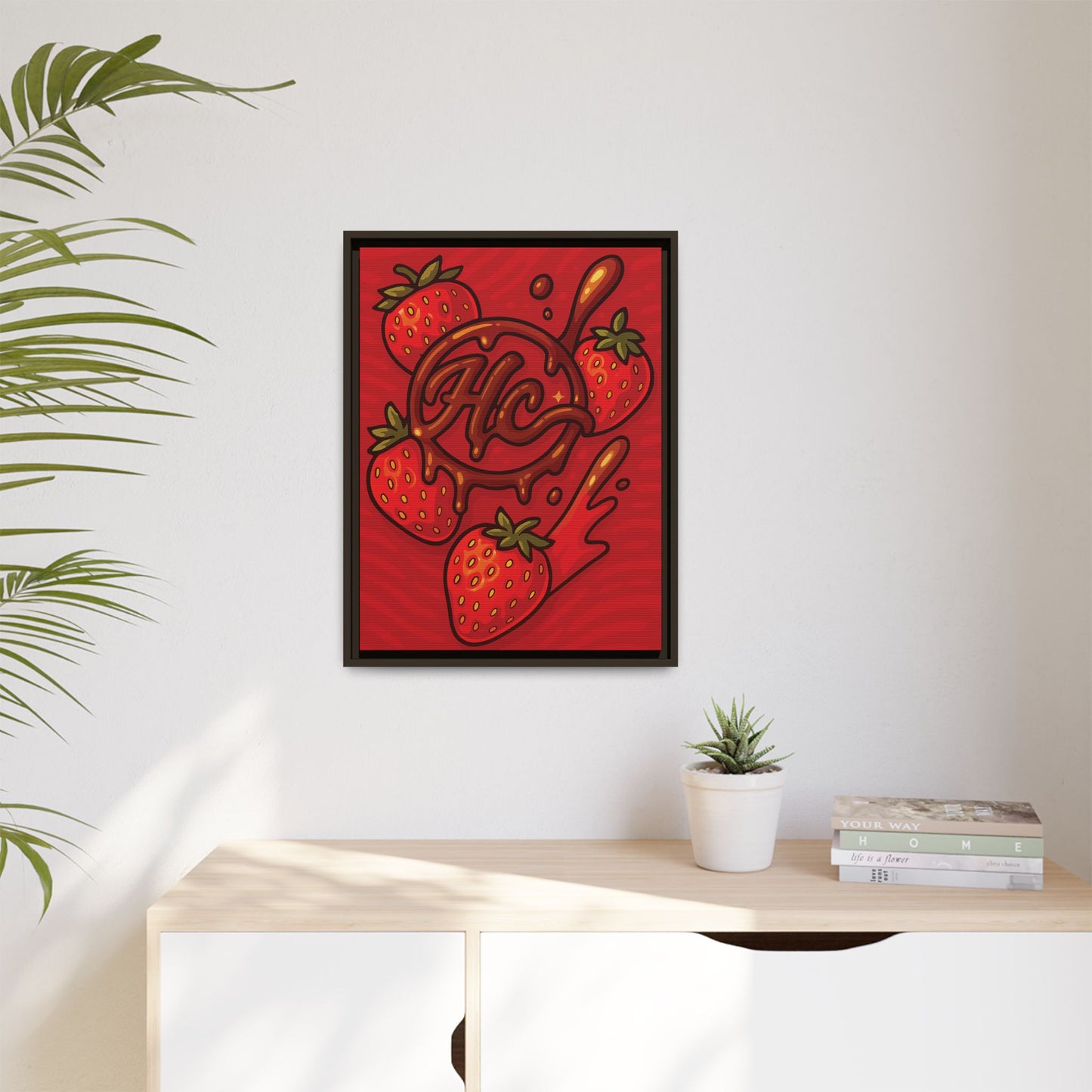 HC Strawberry Cover art Canvas!