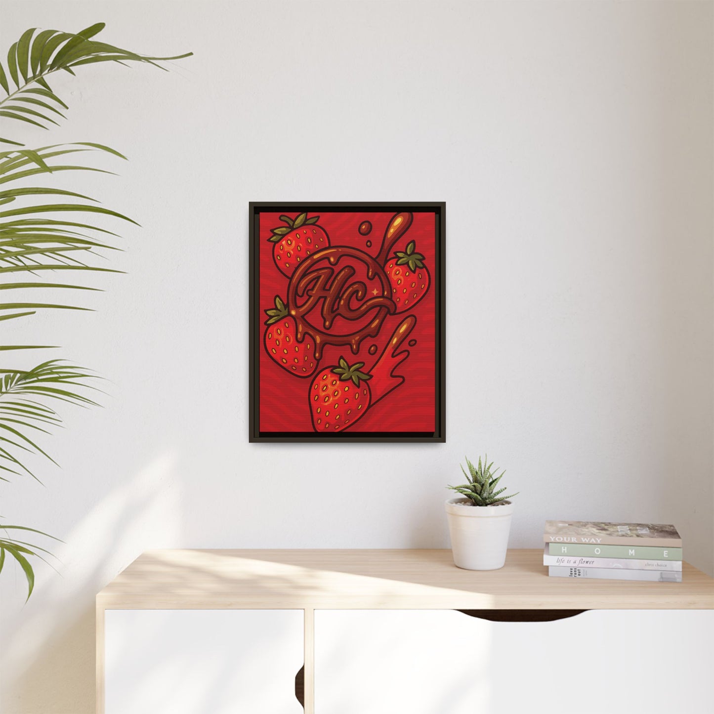 HC Strawberry Cover art Canvas!