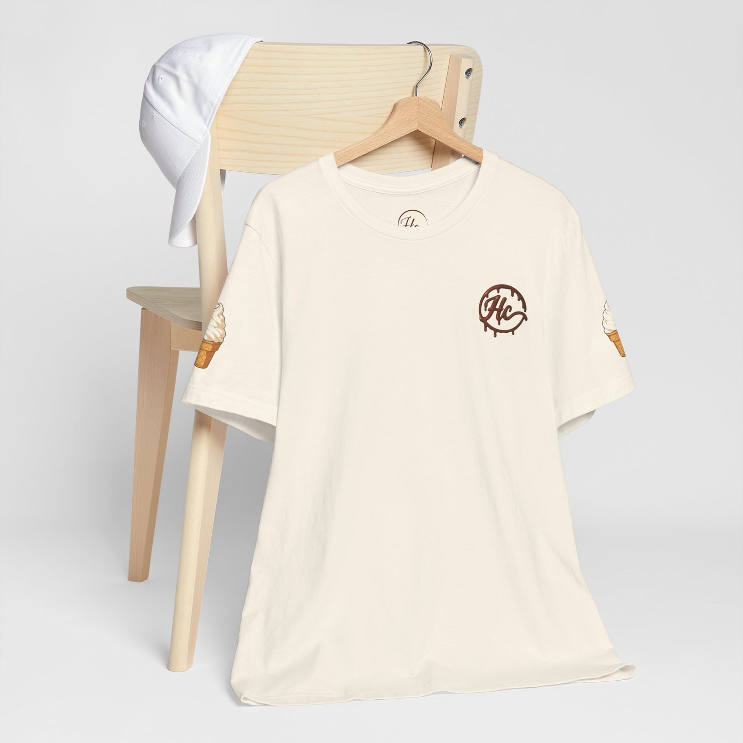 Vanilla Cream Pocket Print Shirt!