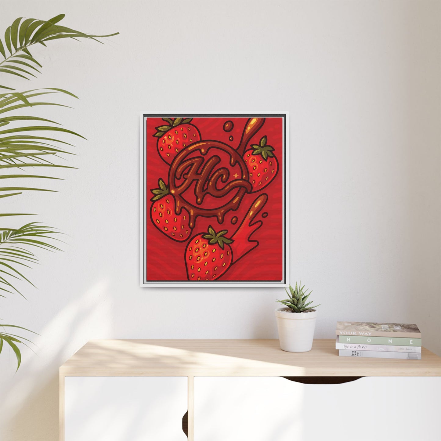 HC Strawberry Cover art Canvas!