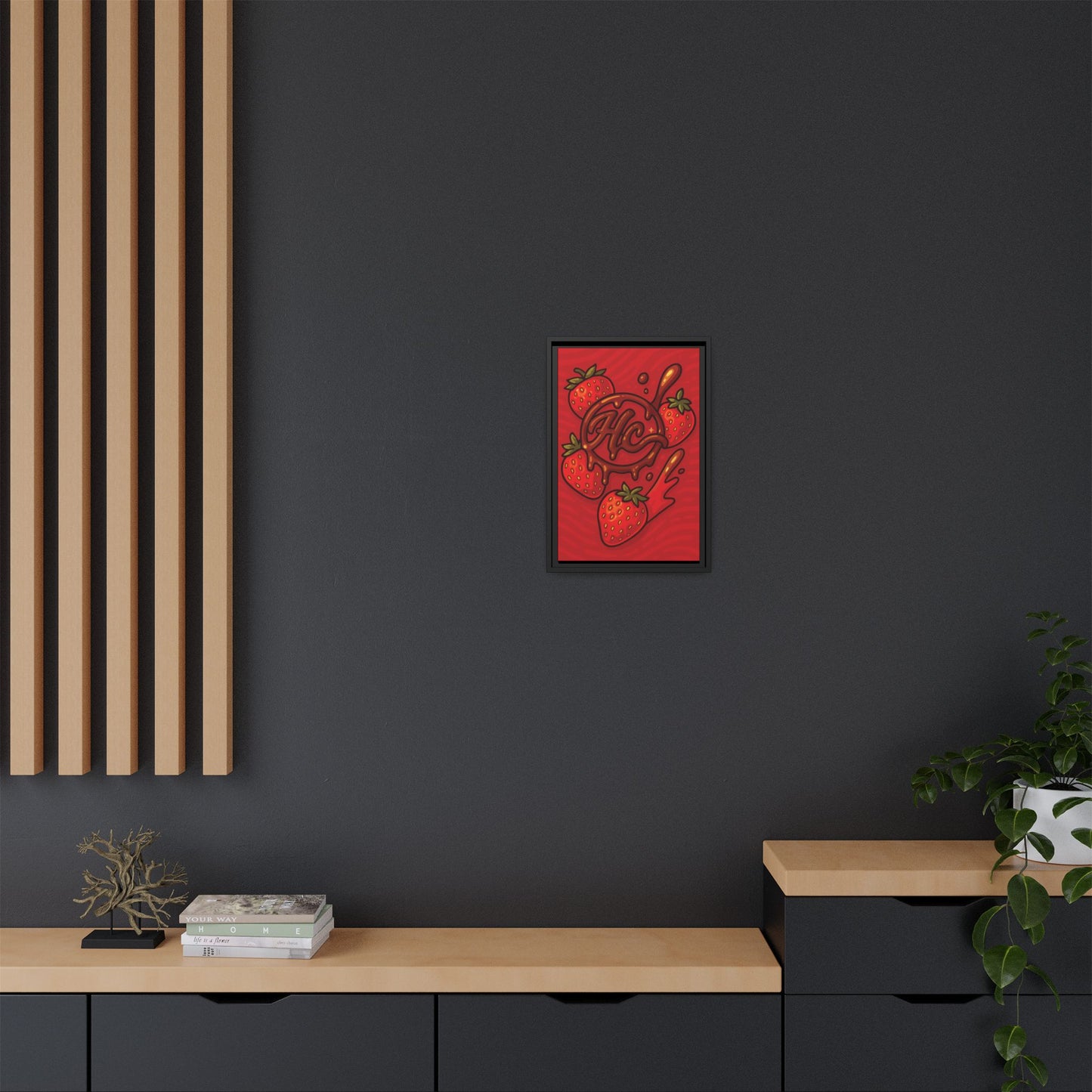 HC Strawberry Cover art Canvas!