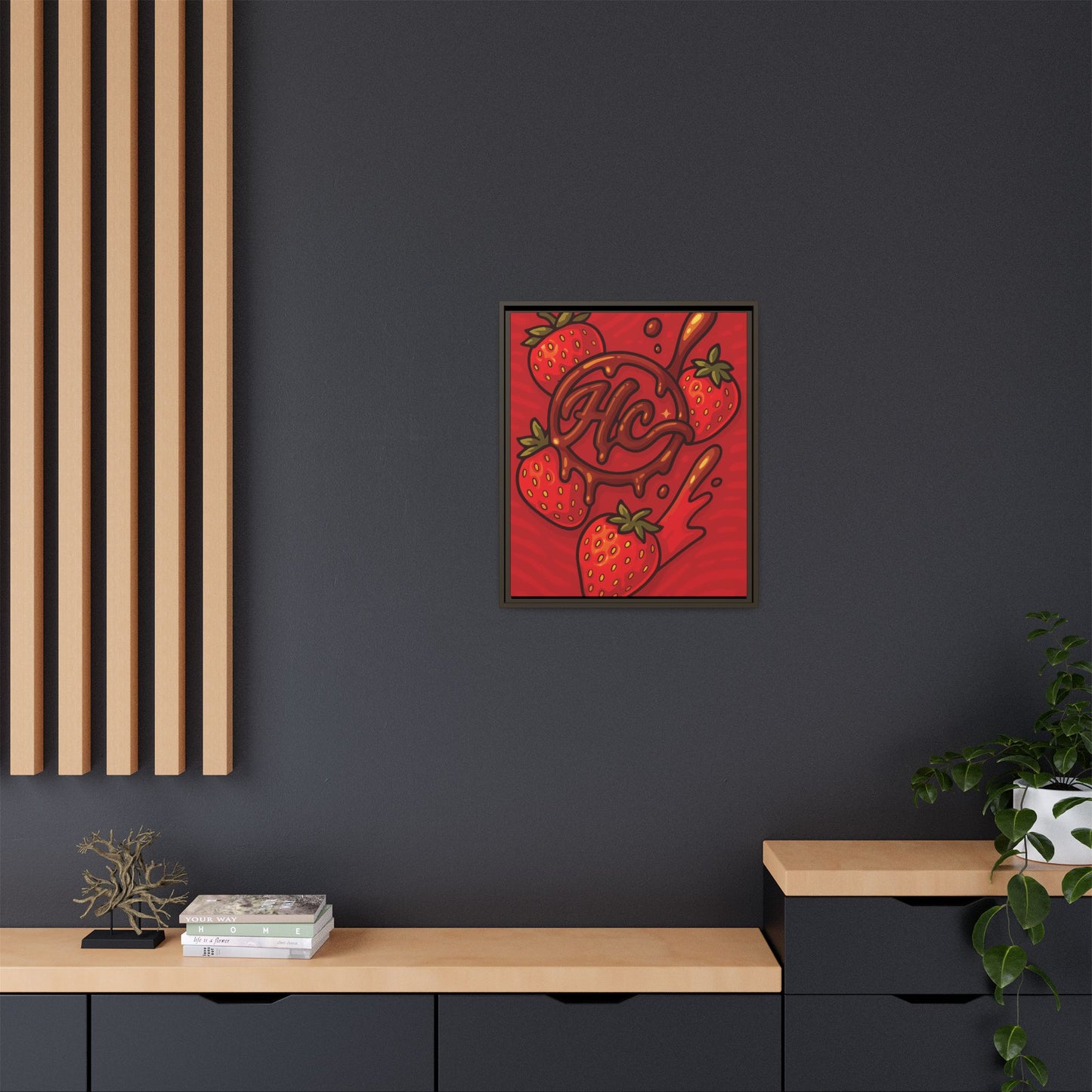 HC Strawberry Cover art Canvas!